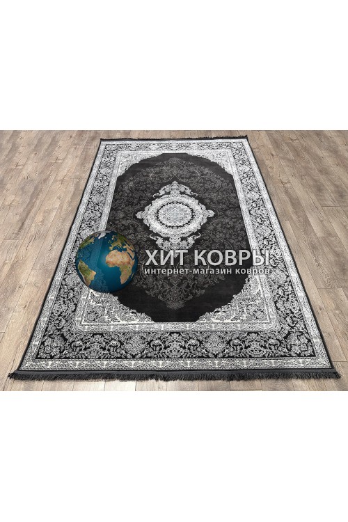 Иранский ковер Arti 8101 Черный-серый